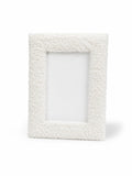 White - Boucle Photo Frame