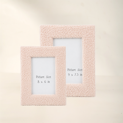 Pink - Boucle Photo Frame